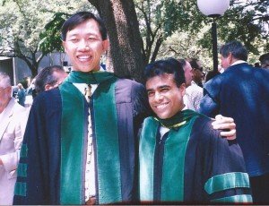 Gautam and Ky in New Orleans at their Tulane Medical School Graduation in 1999