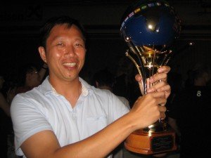 Ky cherishes the 11th place trophy