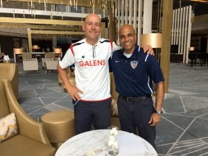 Gautam Nayak with Ricard Casamor, Tournament Organizer